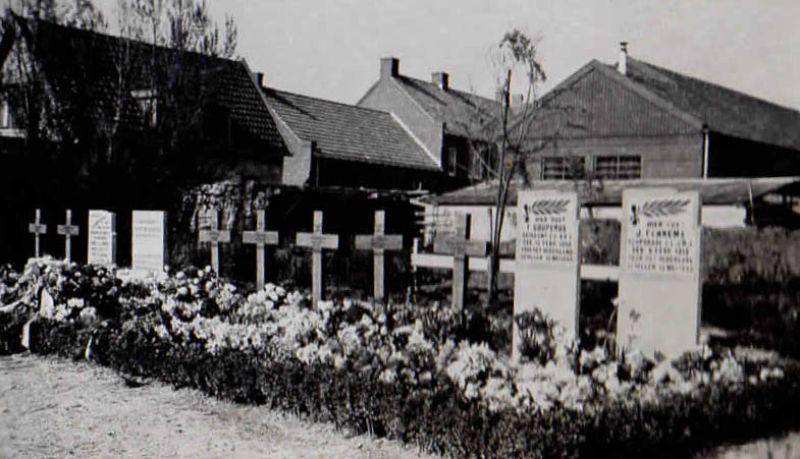 Militaire graven -  tijdelijk