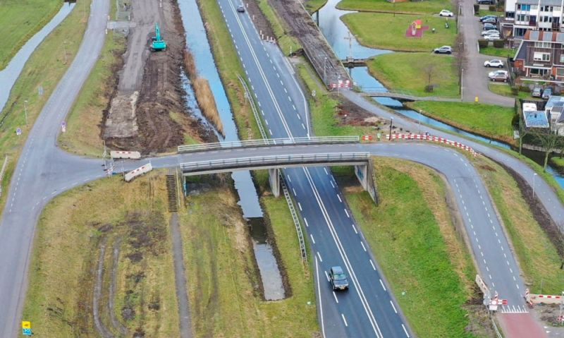 Oude viaduct over de N206 - Achterweg