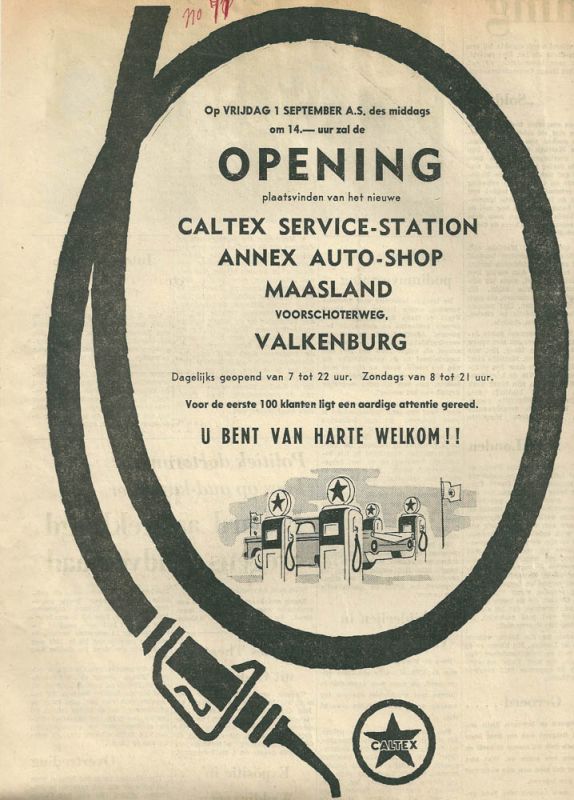 Caltex service-station annex auto-shop Maasland