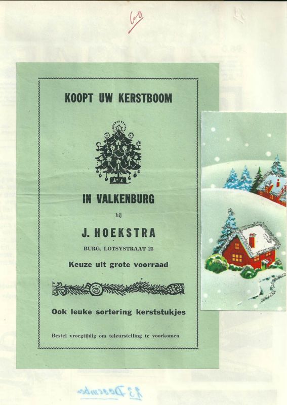 J. Hoekstra, kerstbomen