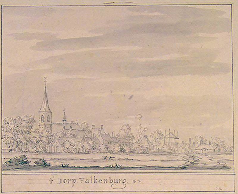 't dorp Valkenburg 1650