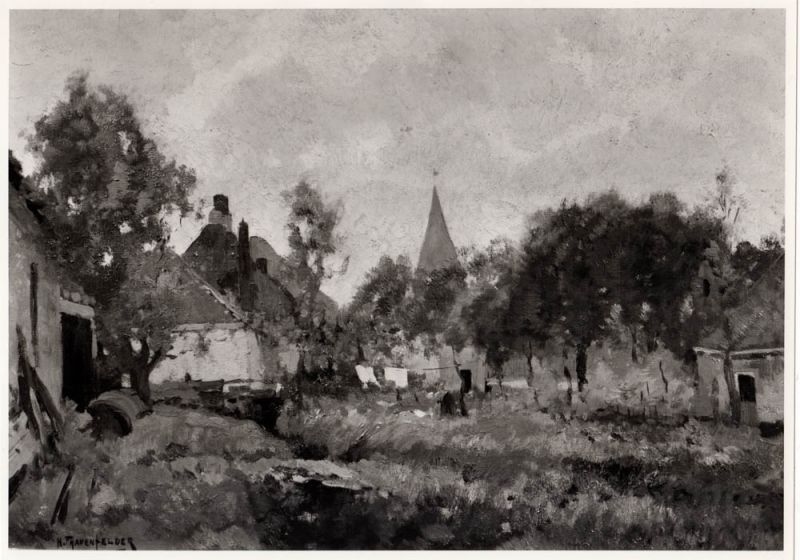 Gezicht bij Valkenburg ZH Anno 1920 van H. Frauenfelder